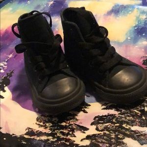 Toddler Chuck Taylor All Star High Top Black Sz 5